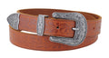 Vintage Buckle Leather Belt