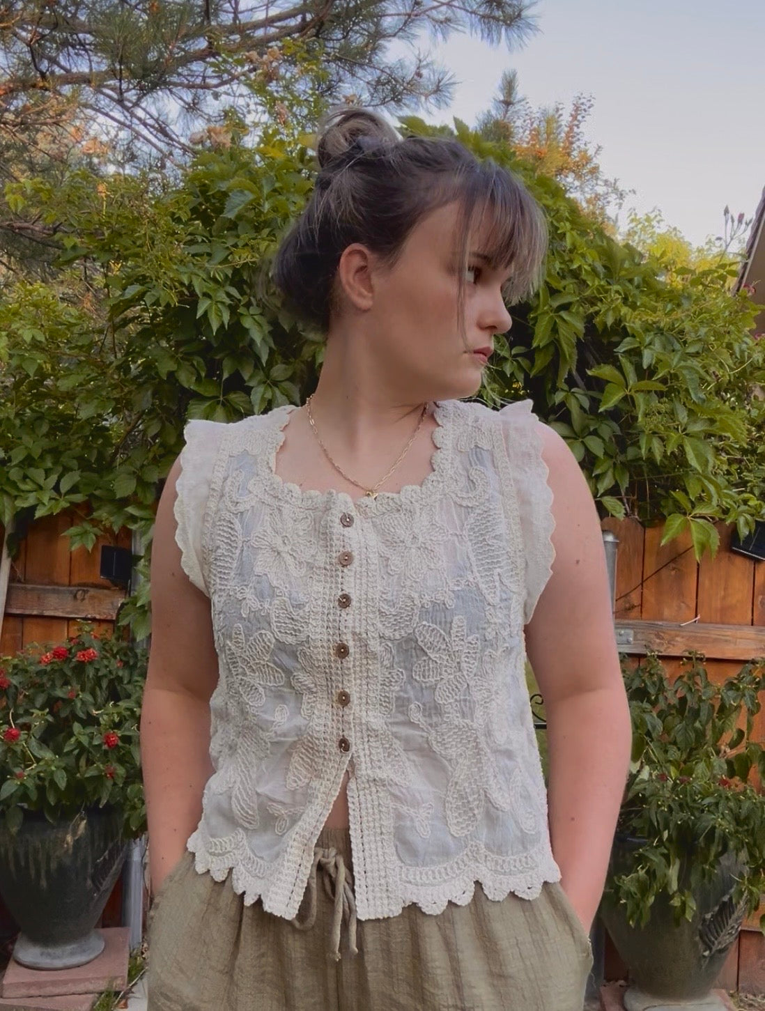 Sandy Bloom Blouse