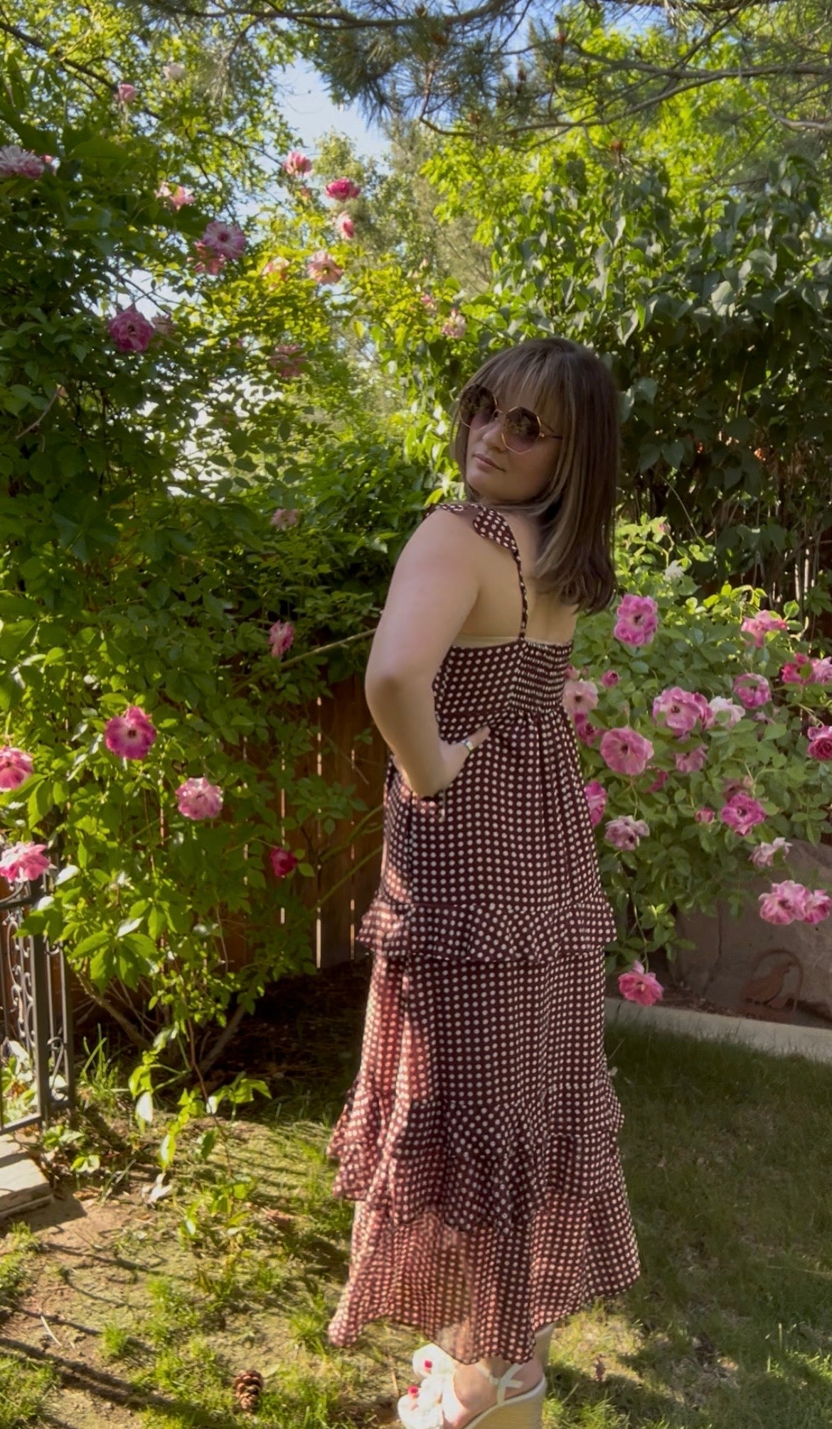 Espresso Meadow Dress