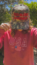 God Bless America Trucker Hat