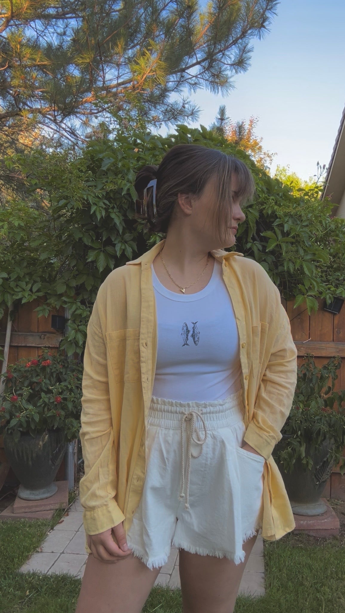 Butter Button-Down Top