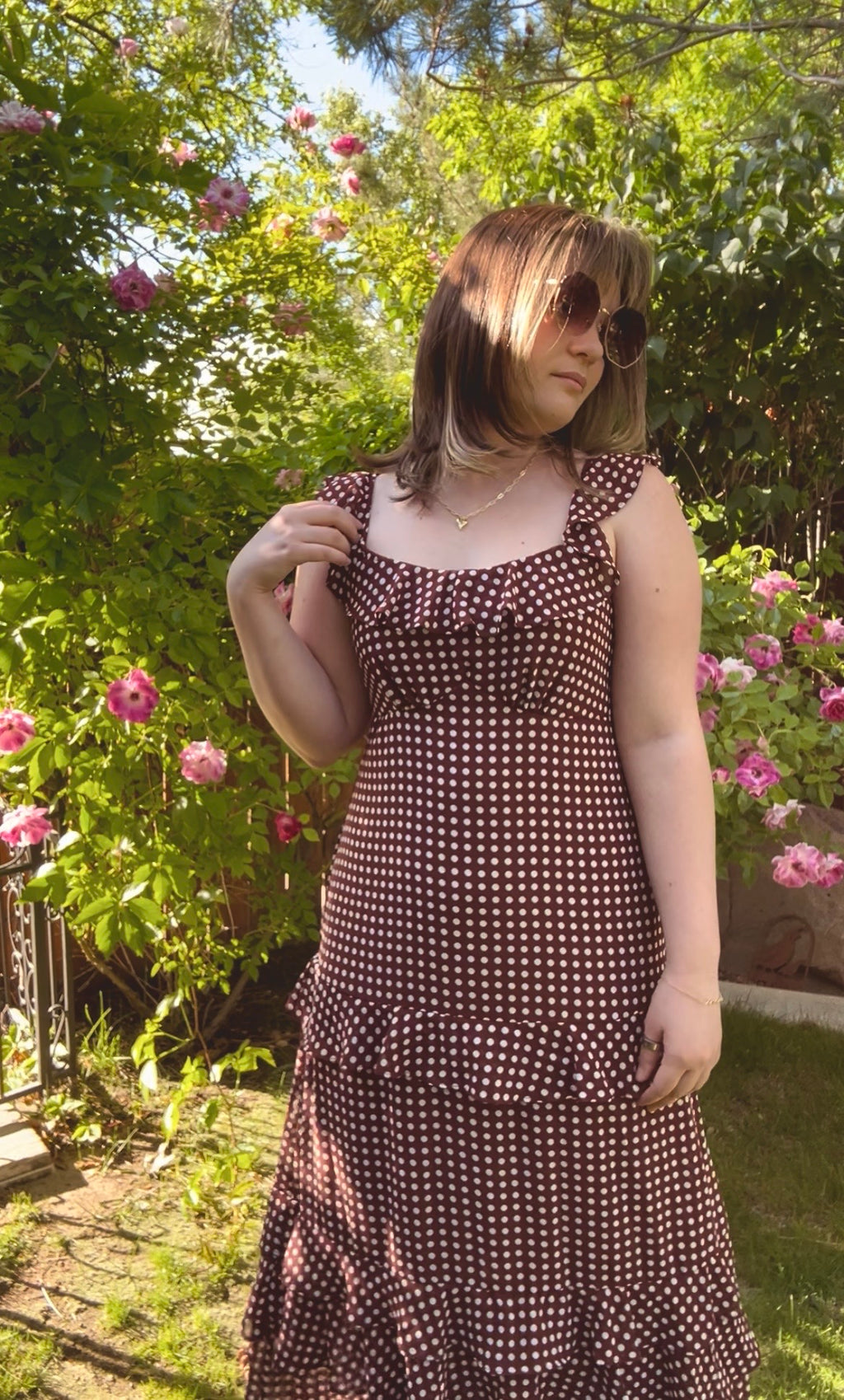 Espresso Meadow Dress