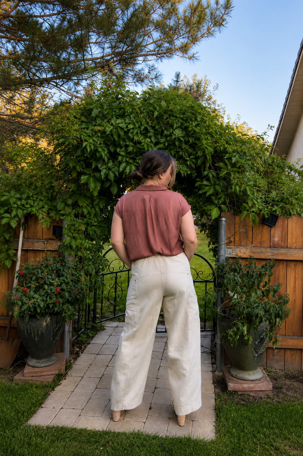 Drawstring  Utility Trouser