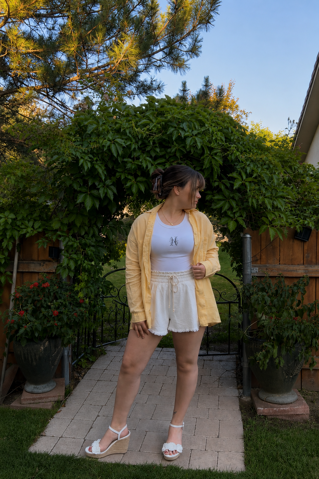 Paperbag Waist Rope Shorts