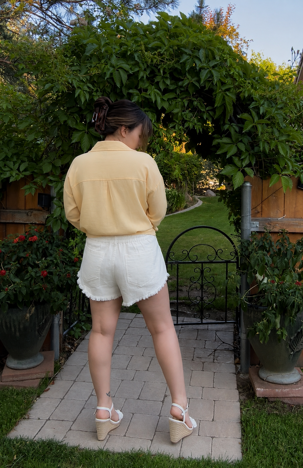 Paperbag Waist Rope Shorts