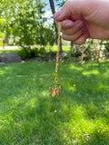 Honey Butterfly Necklace