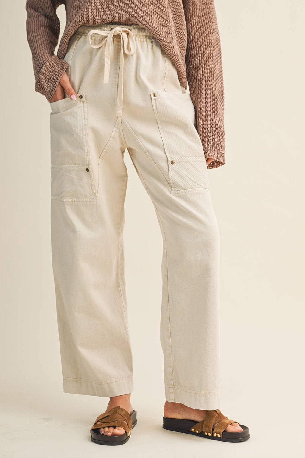 Drawstring  Utility Trouser